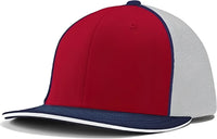 Champro HC3 Varsity Trucker Cap - Scarlet White Navy Navy - Red White / 6 5/8’’ - 7’’
