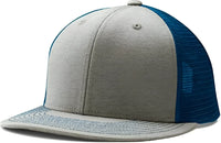 Champro HC5 Performance Trucker Snapback - Heather Royal Heather - Gray Royal / 7’’ - 7 7/8’’