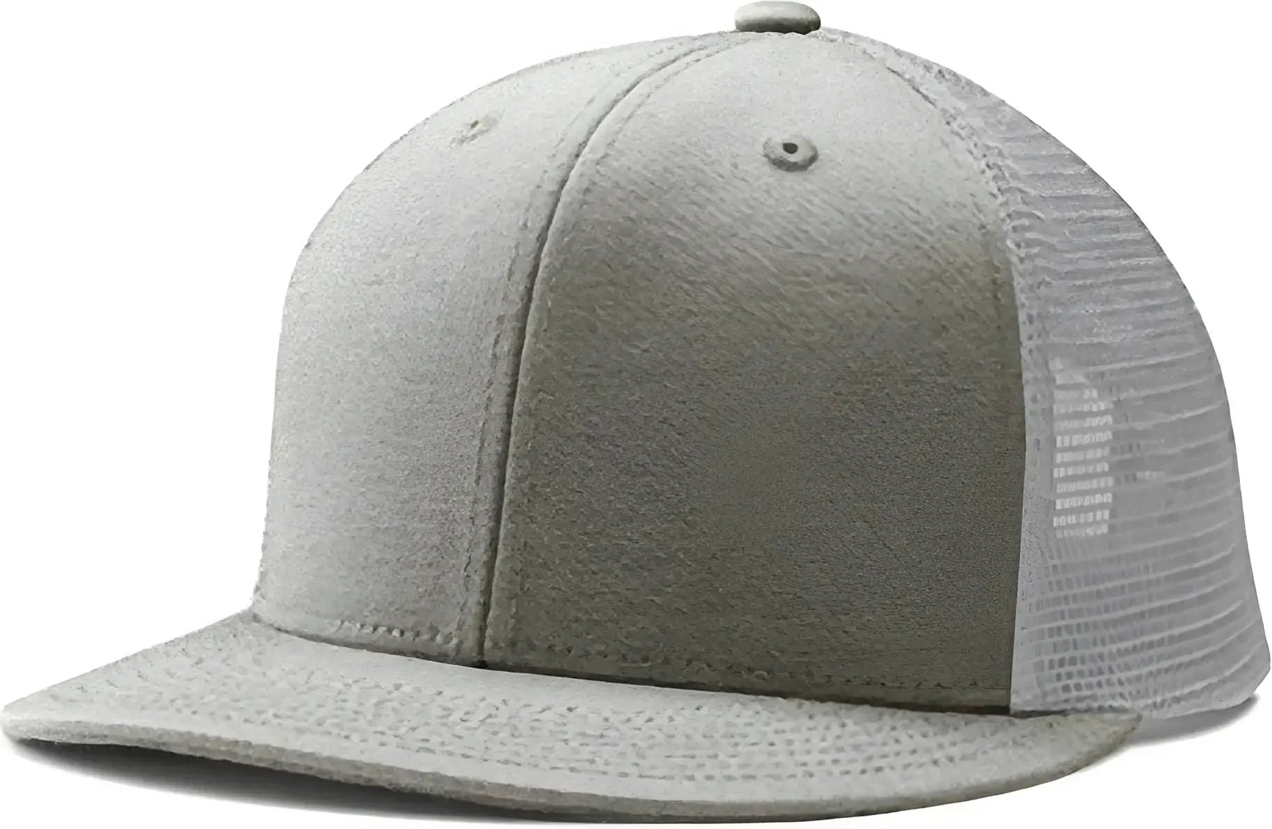 Champro HC5 Performance Trucker Snapback Heather White Heather Gray White / 7’’ 7 7/8’’