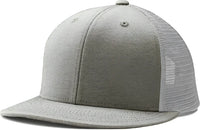Champro HC5 Performance Trucker Snapback - Heather White Heather - Gray White / 7’’ - 7 7/8’’