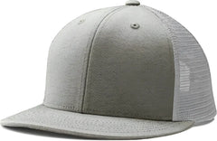 Champro HC5 Performance Trucker Snapback Heather White Heather Gray White / 7’’ 7 7/8’’