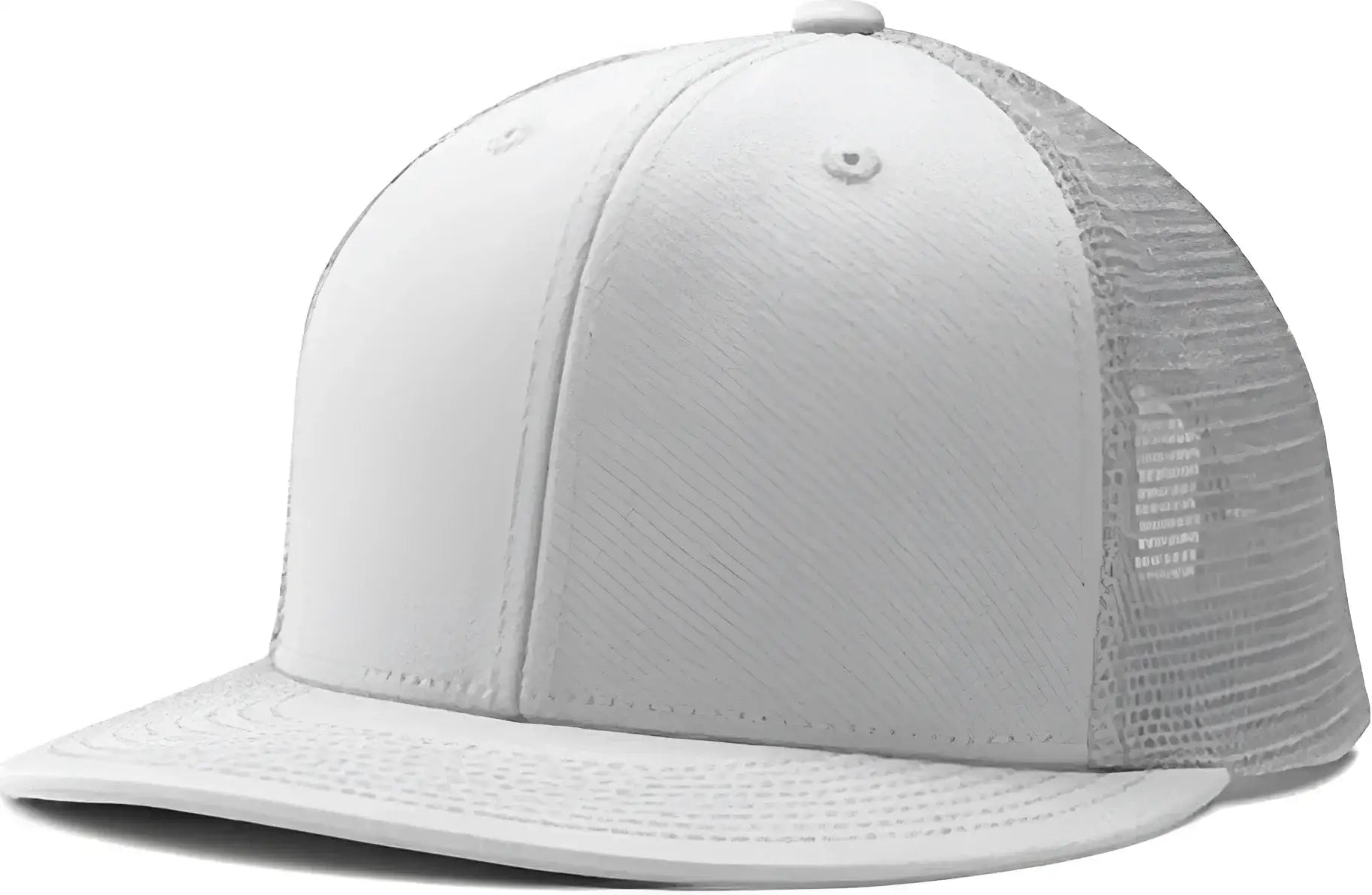 Champro HC5 Performance Trucker Snapback - White - White / 7’’ - 7 7/8’’