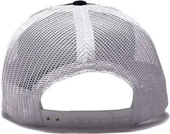 Classic Caps USA100 USA-Made Trucker Cap - Black White - Black White / 6 5/8’’ - 7 3/8’’
