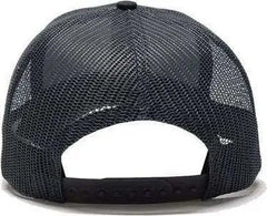 Classic Caps USA100 USA-Made Trucker Cap - Charcoal - Dark Gray / 6 5/8’’ - 7 3/8’’