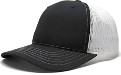 Classic Caps USA100 USA-Made Trucker Cap - Charcoal White - Dark Gray White / 6 5/8’’ - 7 3/8’’