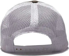 Classic Caps USA100 USA-Made Trucker Cap - Khaki White - Khaki White / 6 5/8’’ - 7 3/8’’