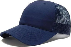 Classic Caps USA100 USA-Made Trucker Cap - Navy - Navy / 6 5/8’’ - 7 3/8’’