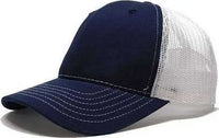 Classic Caps USA100 USA-Made Trucker Cap - Navy White - Navy White / 6 5/8’’ - 7 3/8’’