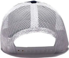 Classic Caps USA100 USA-Made Trucker Cap - Navy White - Navy White / 6 5/8’’ - 7 3/8’’