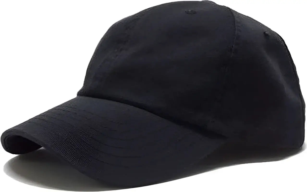 Classic Caps USA200 USA-Made Dad Cap - Black - Black / 6 5/8’’ - 7 3/8’’
