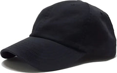 Classic Caps USA200 USA-Made Dad Cap - Black - Black / 6 5/8’’ - 7 3/8’’