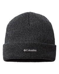Columbia 191132 Whirlibird Cuffed Beanie - Black Graphite - Black Graphite / One Size Fits Most