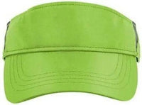 Core 365 CE002 Adult Drive Performance Visor - Acidark Grayeen Carbon - Green Dark Gray / One Size Fits Most