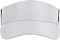 Core 365 CE002 Adult Drive Performance Visor - Platinum Carbon - Dark Gray / One Size Fits Most