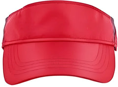 Core 365 CE002 Adult Drive Performance Visor - Red Carbon - Red / One Size Fits Most