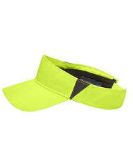 CORE365 CE002 Drive Performance Visor - Safety Yellow Carbon - Safety Yellow Dark Gray / One Size Fits Most