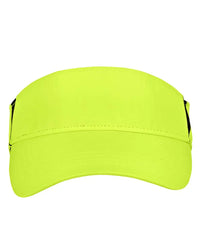 CORE365 CE002 Drive Performance Visor - Safety Yellow Carbon - Safety Yellow Dark Gray / One Size Fits Most
