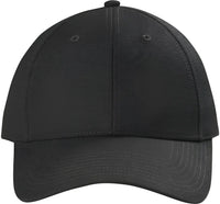 CornerStone CS810 Canvas Cap - Black - Black / OSFM