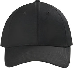 CornerStone CS810 Canvas Cap - Black - Black / OSFM