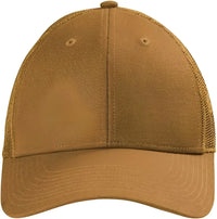 CornerStone CS811 Canvas Mesh Back Cap - Duck Brown - Brown / OSFM