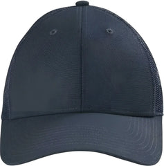 CornerStone CS811 Canvas Mesh Back Cap - Navy Blue - Navy Blue / OSFM