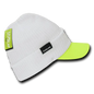 Cuglog C01 The Original Hybri Beanie with Visor - White Neon Green - White Green / One Size Fits Most