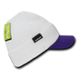 Cuglog C01 The Original Hybri Beanie with Visor - White Purple - White Purple / One Size Fits Most