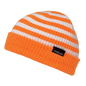 Cuglog K005 Kilimanjaro Striped Beanie - Orange White - Orange White / One Size Fits Most