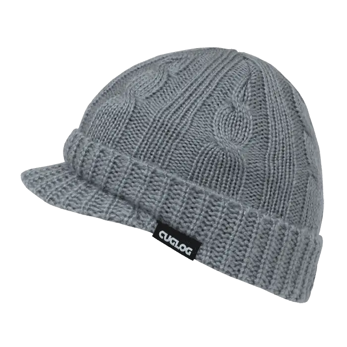 Cuglog K007 Kosciuszko Sweater Beanie - Gray - Gray / One Size Fits Most