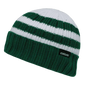 Cuglog K014 Shasta Striped Sweater Beanie - Emerald - Forest White / One Size Fits Most