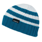 Cuglog K014 Shasta Striped Sweater Beanie - Teal - Teal White / One Size Fits Most