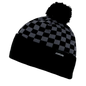 Cuglog K019 Changbai Checker Beanie - Gray Black - Gray Black / One Size Fits Most