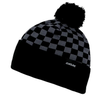 Cuglog K019 Changbai Checker Beanie - Gray Black - Gray Black / One Size Fits Most