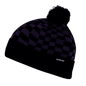 Cuglog K019 Changbai Checker Beanie - Purple Black - Purple Black / One Size Fits Most