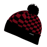 Cuglog K019 Changbai Checker Beanie - Red Black - Red Black / One Size Fits Most