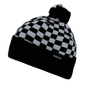 Cuglog K019 Changbai Checker Beanie - White Black - White Black / One Size Fits Most