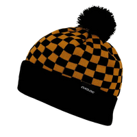 Cuglog K019 Changbai Checker Beanie - Yellow Black - Yellow Black / One Size Fits Most
