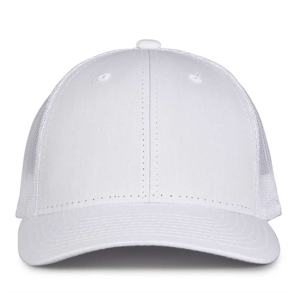 The Game GB452E Everyday Trucker Cap - White | HIT a Double