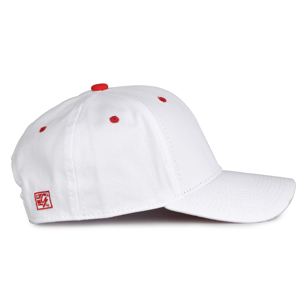 The Game GB2016 White Snapback Cotton Twill Cap - White Red - HIT a Double - 7