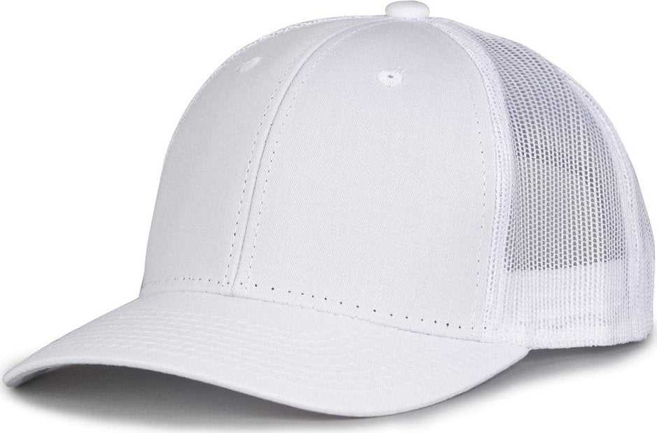 The Game GB452E Everyday Trucker Cap - White | HIT a Double