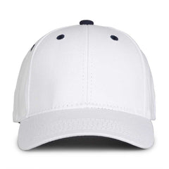 The Game GB2016 White Snapback Cotton Twill Cap - White Navy - HIT a Double - 2