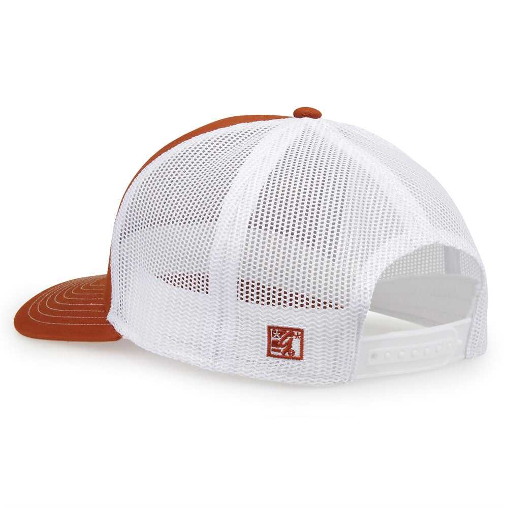 The Game GB452E Everyday Trucker Cap - Texas Orange White | HIT a Double
