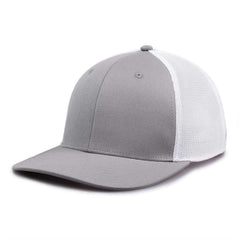 The Game GB518 Everyday Trucker Cap - Gray White - HIT a Double - 4