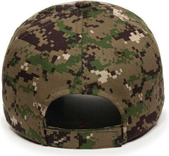 OC Sports DC-610 Cotton Twill Digital Camo Cap - Olive | HIT a Double