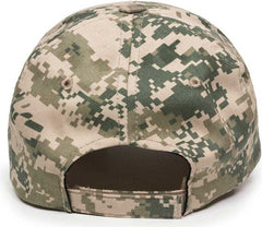 OC Sports DC-610 Cotton Twill Digital Camo Cap - Tan | HIT a Double