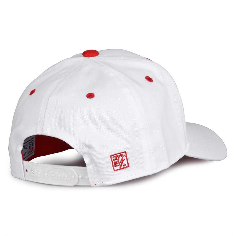 The Game GB2016 White Snapback Cotton Twill Cap - White Red - HIT a Double - 5