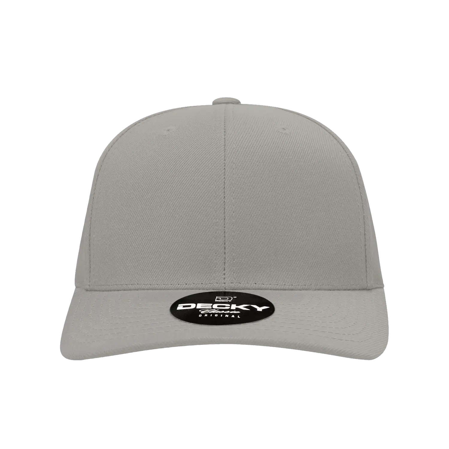 Decky 1015 Curved Bill Baseball Cap Light Gray Gray / One Size Fits Most