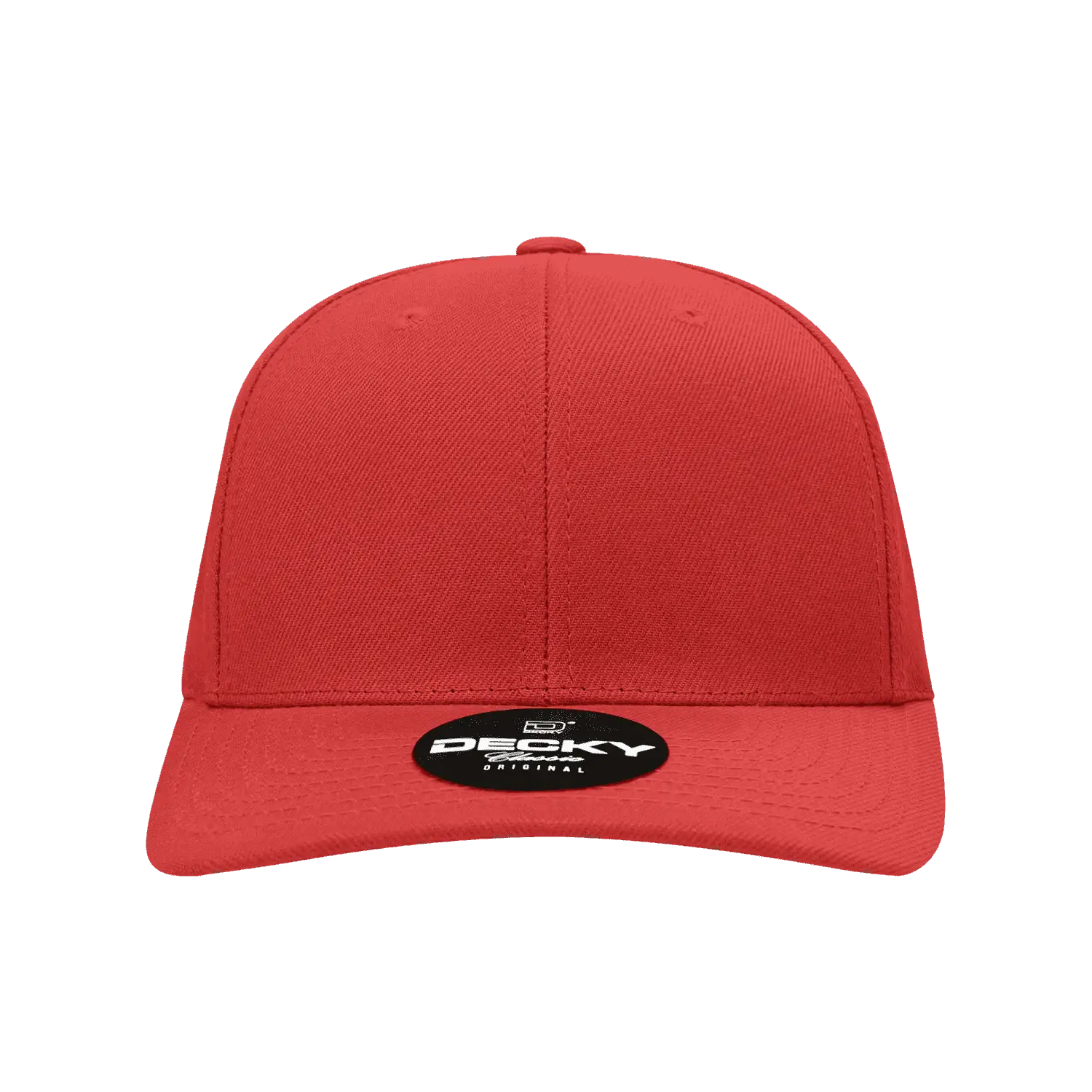 Decky 1015 Curved Bill Baseball Cap - Red - Red / One Size Fits Most