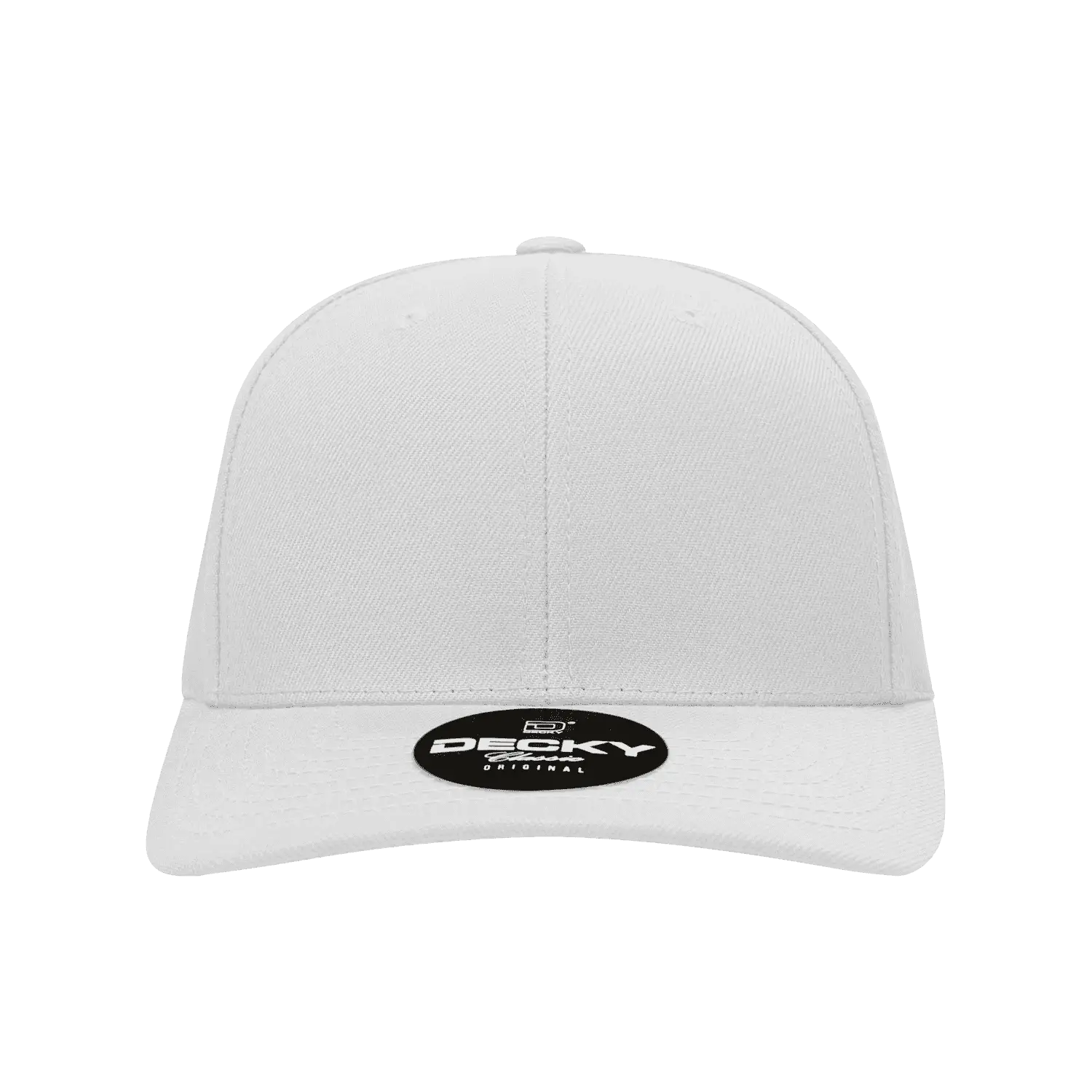 Decky 1015 Curved Bill Baseball Cap - White - White / One Size Fits Most