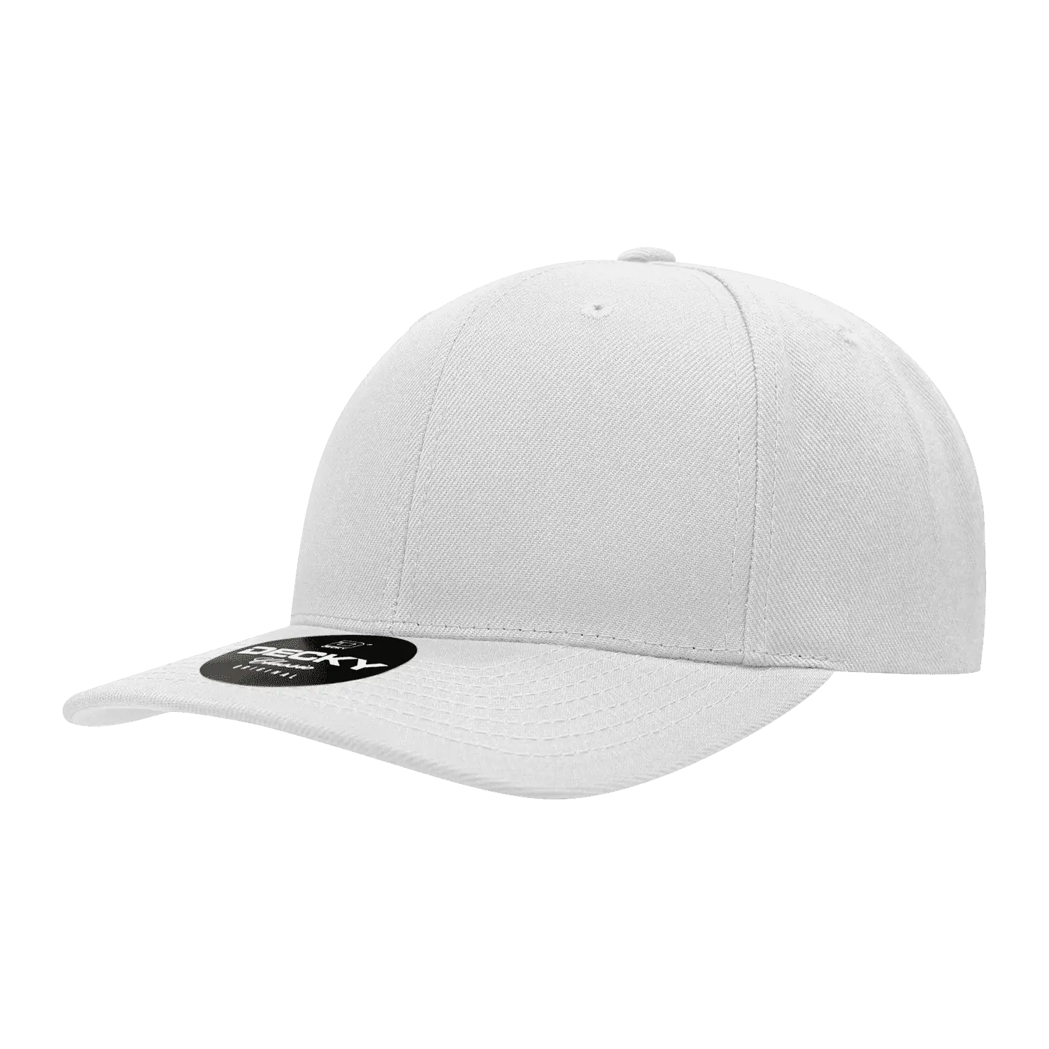 Decky 1015 Curved Bill Baseball Cap White White / One Size Fits Most